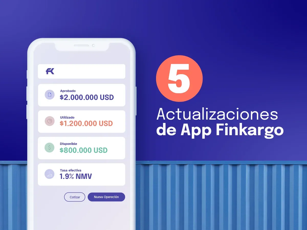 5 actualizaciones de AppFinkargo que harán tu vida más fácil